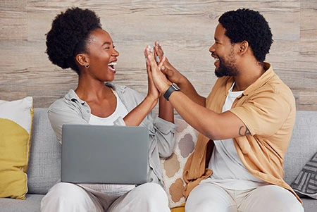 solutions as unique as you - happy couple