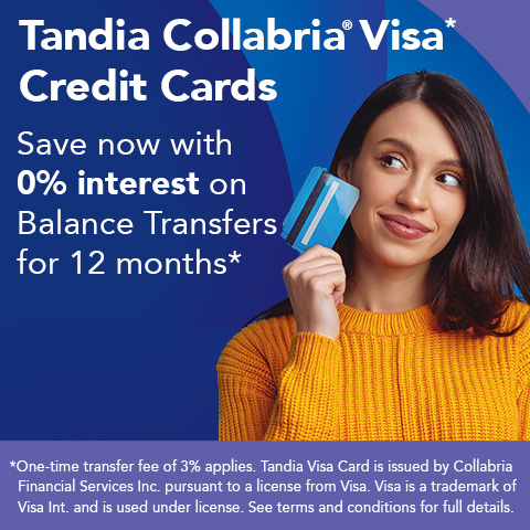 Tandia VISA Credit Cards