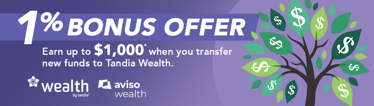 Tandia 1% Bonus Offer